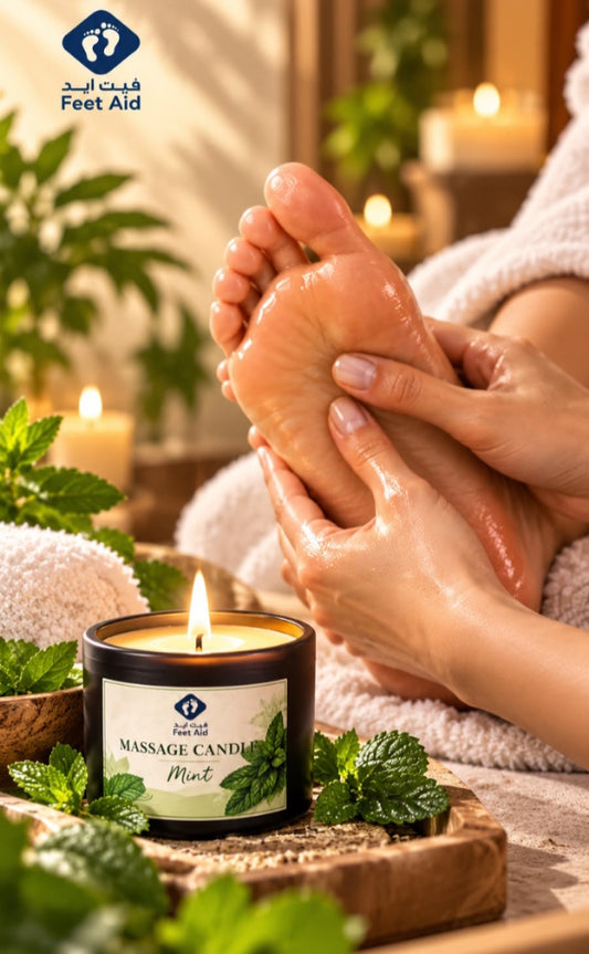 Candle Massage for Feet